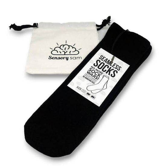 Seamless Socks-Black 2 Pack