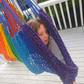 Rainbow Crochet Swing