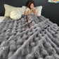 Sweet Dreams Sleep Kit-Bumpy Fur Grey Blanket