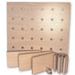 Plywood Peg Board - 800x800mm