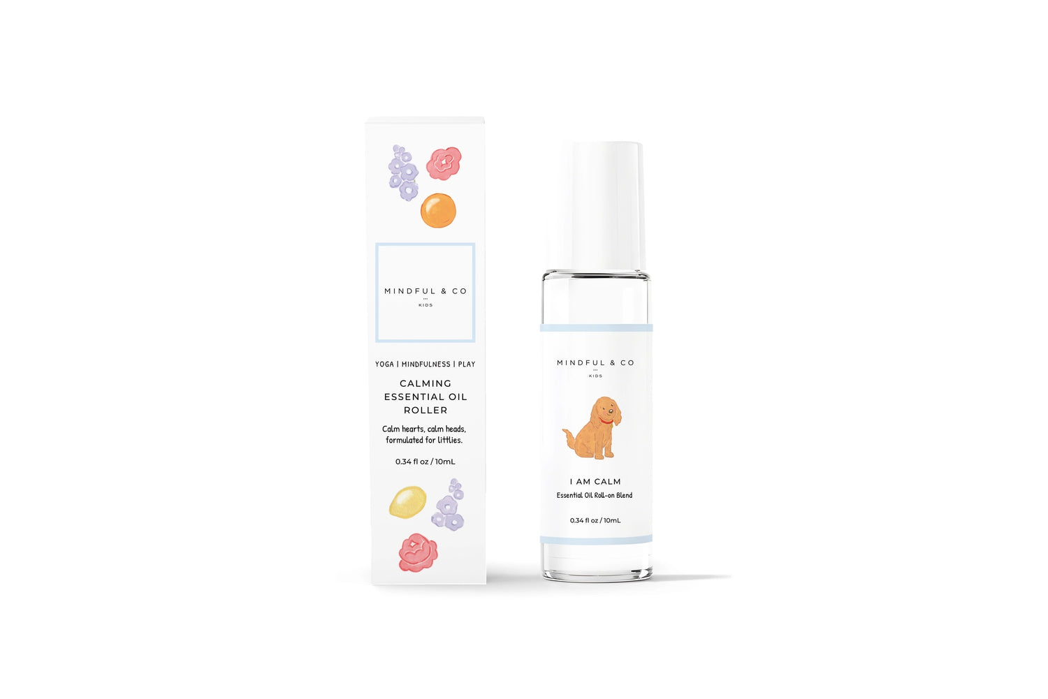 Two skincare products from Mindful & Co on a white background