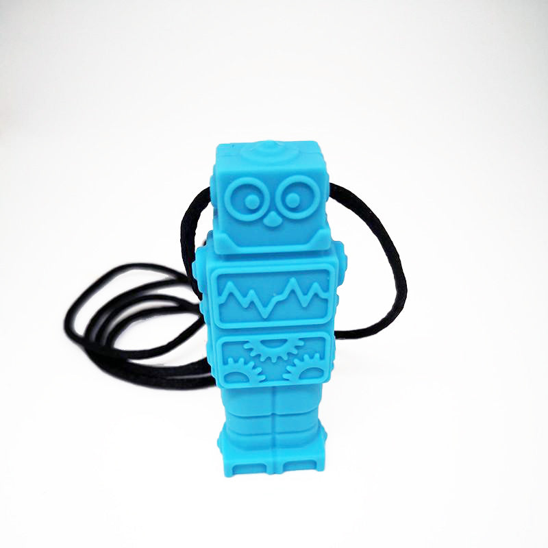 "Chewie necklace -Robert Robot – chewie necklace robert robot chewing aid autism calming2 for autism
