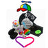 Collection of fidget toys and sensory items on a white background