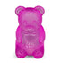 Pink gummy bear-shaped toy with &