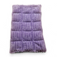 Purple textured blanket on a white background