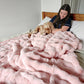 Weighted Blanket Bumpy Fur in PInk
