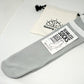 Seamless Socks-Grey with white band 2 Pack
