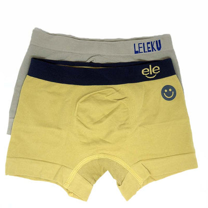 POP Underwear Short Boxer Bamboo Hypoallergenic  GOOD VIBES ONLY  Yellow  1 —