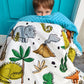 Weighted Blanket and cover in Dino Dan