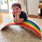 Balance Board with rainbow felt grip
