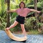 Balance Board with rainbow felt grip