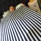 Sensory Sheet- Cotton/Spandex Striped Tee