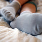 Seamless Socks-Grey with white band 2 Pack