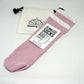 Seamless Socks-Rose with white band 2 Pack