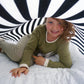 Sensory Sheet- Cotton/Spandex Striped Tee