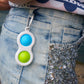 Two Tone Dimple Pop Fidget