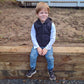 Weighted Vest- BLACK STRIPE kids to plus sized adults