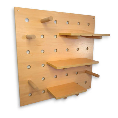 Plywood Peg Board -DIY sensory Wall 800x800mm